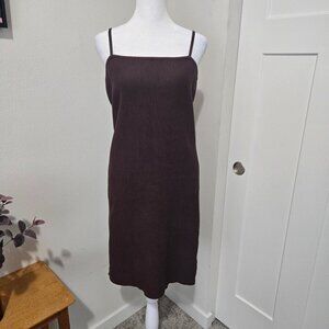 NWT House of Harlow 1960 Ribbed Bodycon Mini Dress Dark Brown Sz Large